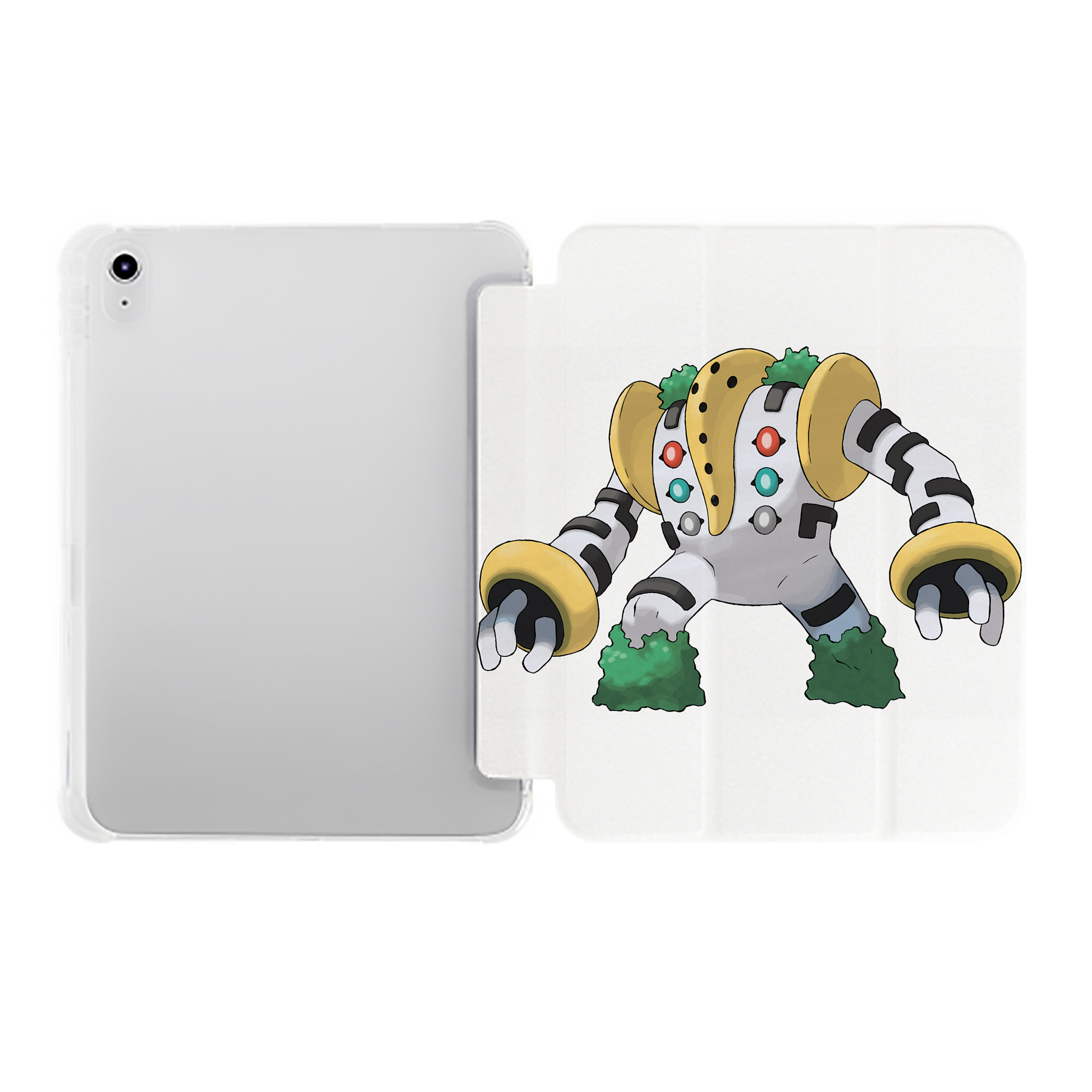 （画像用） ポケットモンスター Pokémon IPad ケース ペン収納付き 三つ折りスタンド PUレザー×シリコン 対応機種9.5/10.5/10.9インチ